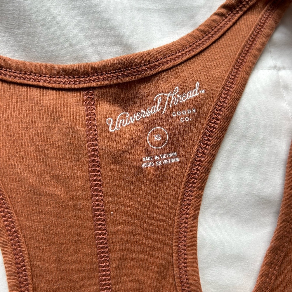 Universal Thread Rust Racerback Tank Top Women’s XS - Picture 2 of 4
